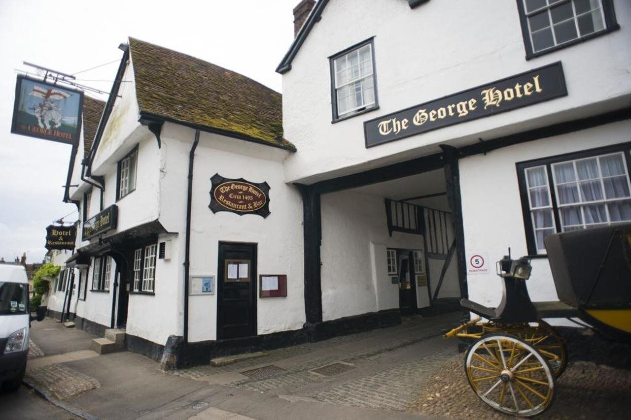 George Hotel Dorchester On Thames Exteriör bild